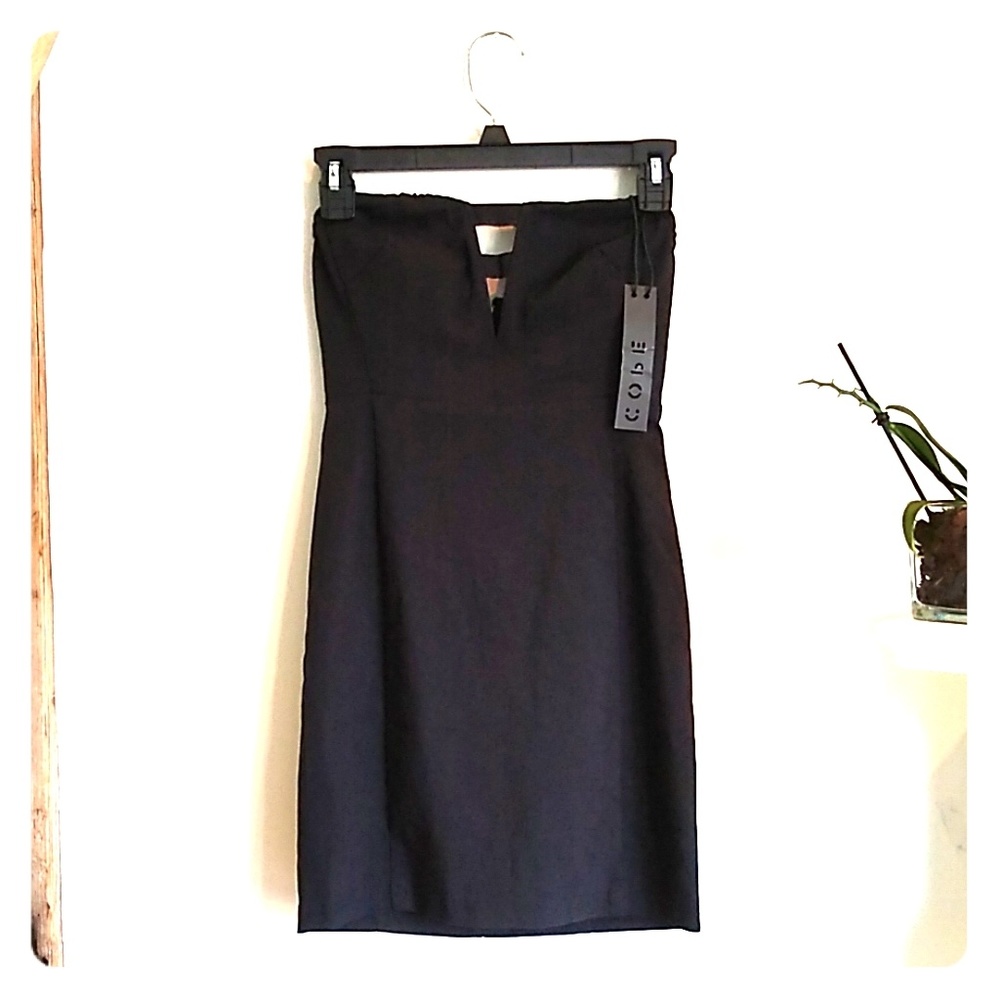 Urban Outfitters black strapless dress XS …